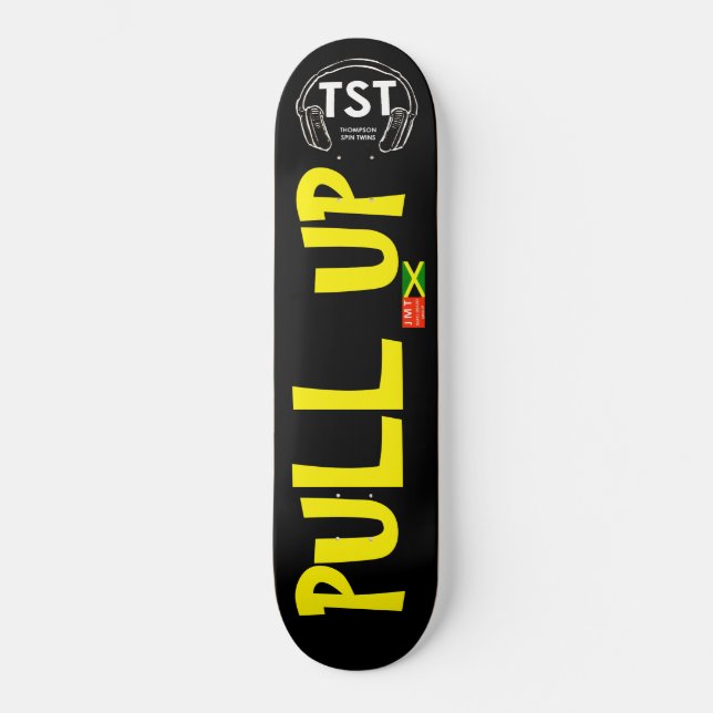 DRAG UPP SKATBOARD MINI SKATEBOARD BRÄDA 18,5 CM (Framsida)