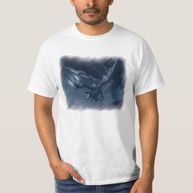 Dragão Alado T-shirt (Framsida)