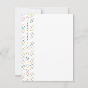 Dragat Herringbone Stationery - Ro Anteckningskort