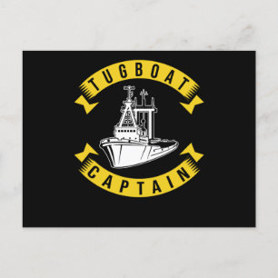 Dragbåtskapten Vykort
