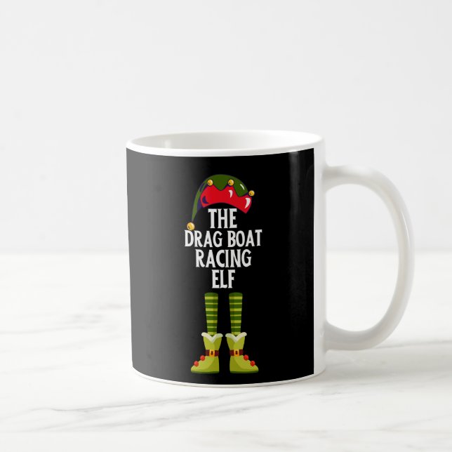 Dragbåtsracing Älva Rolig Jul Kaffemugg (Höger)