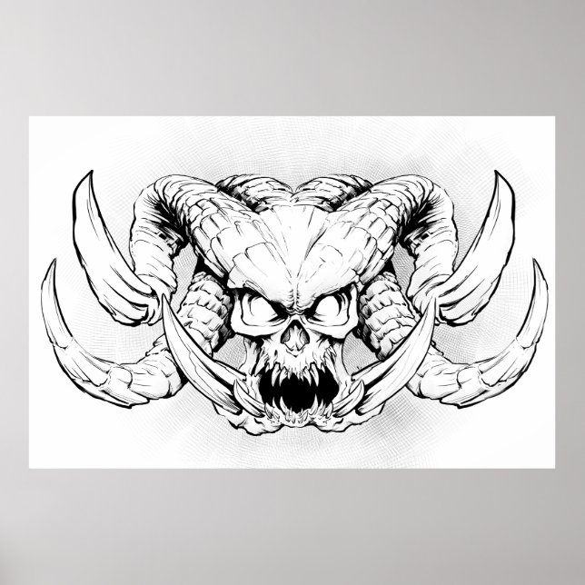 Dragenoth Demon Skull Lord Poster (Framsidan)