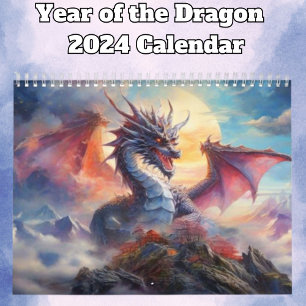 Dragens år 2024 kalender