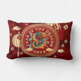 Dragens år 2024 | Kinesiskt zodiactecken Lumbarkudde