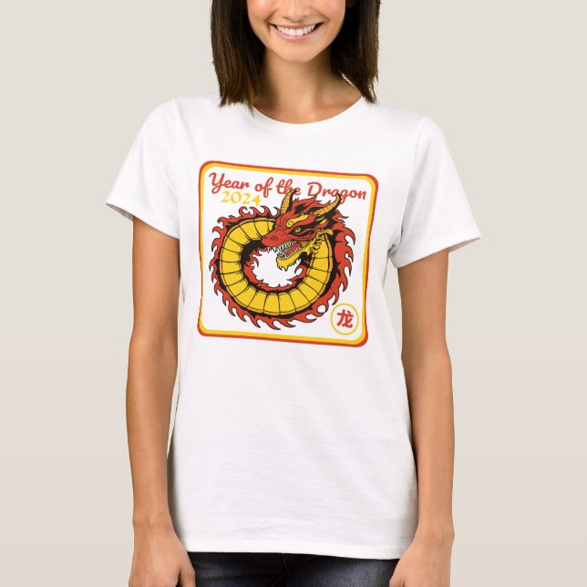 Dragens år 2024 t shirt (Framsida)
