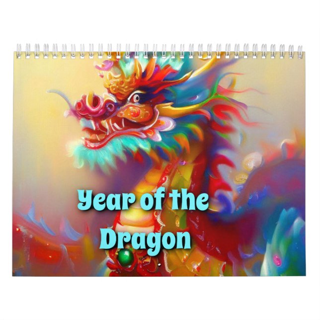 Dragens år kalender (Omslag)