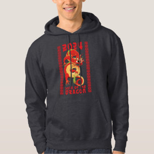 Dragens år - Kinas nyår 2024 Hoodie