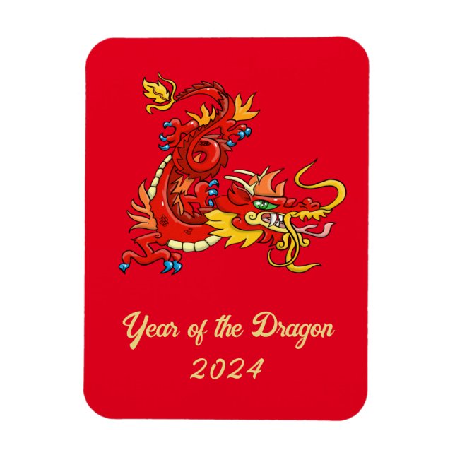 Dragens år magnet (Vertikal)