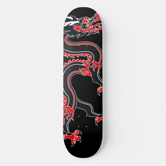 Dragens år skateboard bräda 19,5 cm (Framsida)
