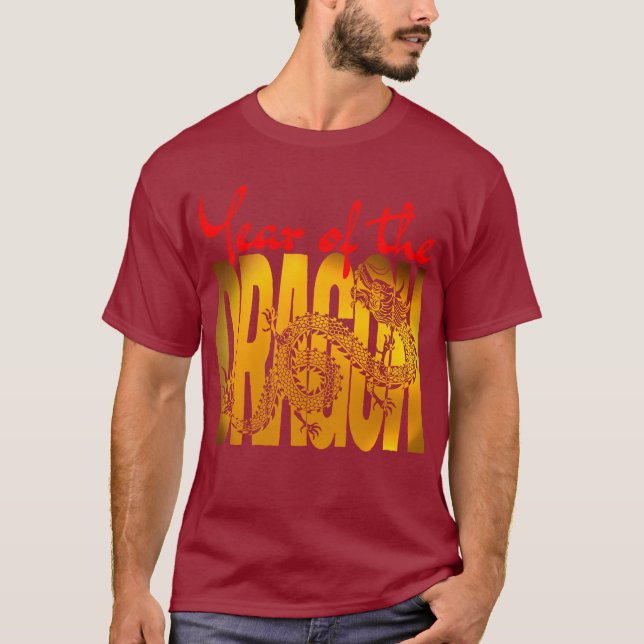 Dragens år t shirt (Framsida)