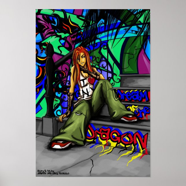 "Dragens drömmar" Poster (Framsidan)