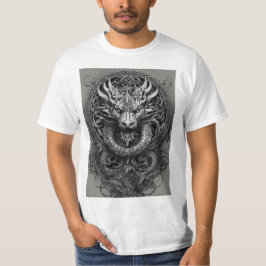 "Dragens embrace: Celtic Fusion Tee" T Shirt
