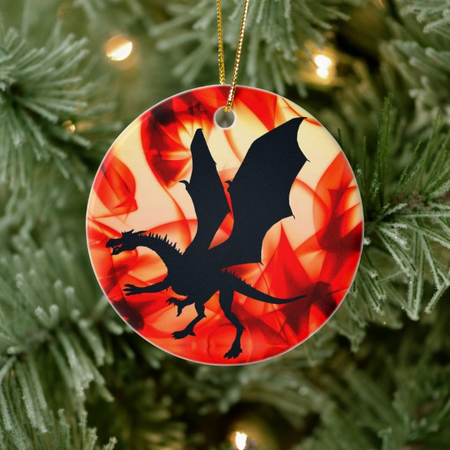 Dragens embrace Helgdag Ornament (Träd)