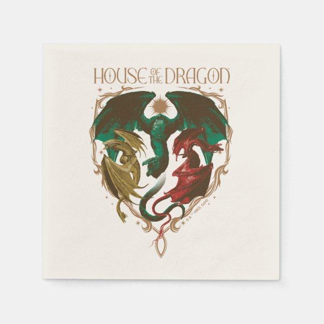 Dragens hus | Dragon Shield Pappersservett (Framsidan)