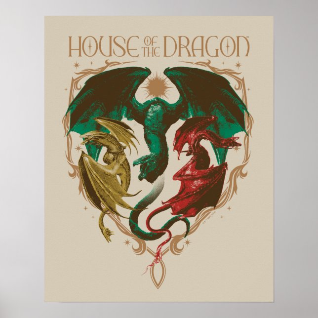 Dragens hus | Dragon Shield Poster (Framsidan)