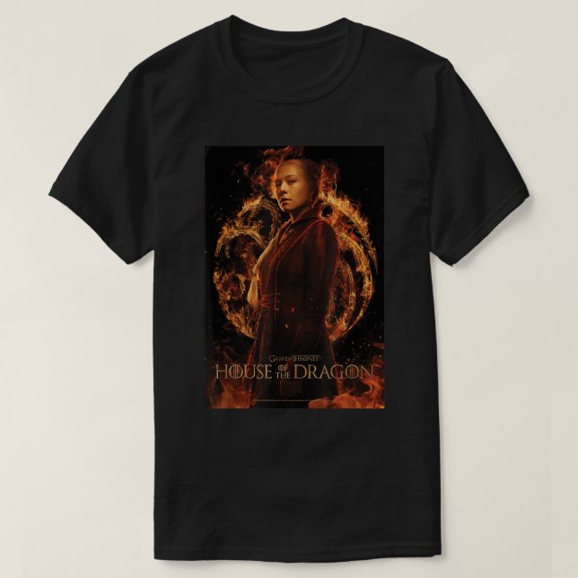 Dragens hus Rhaenyras Poster T Shirt (Design framsida)