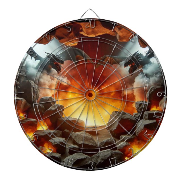 Dragens ljusskartong darttavla (Framsidan)