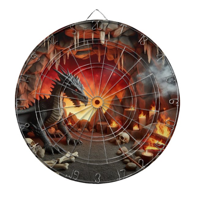 Dragens ljusskartong darttavla (Framsidan)