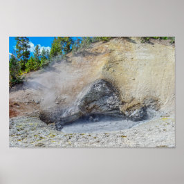 Dragens munkpark Vår, Yellowstone nationalpark Poster