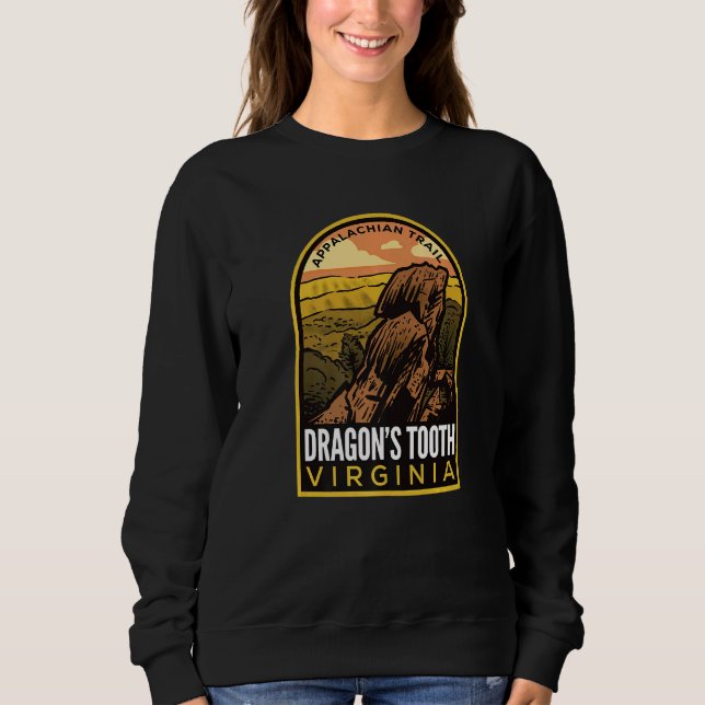Dragens tandtråd Virginia Appalachian Trail T Shirt (Framsida)