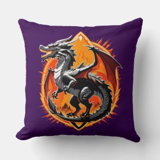 Dragens vrede: Samurai Awakens/Vintage Art Kudde