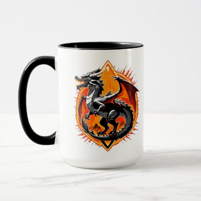 Dragens vrede: Samurai Awakens/Vintage Art Mugg (Vänster)