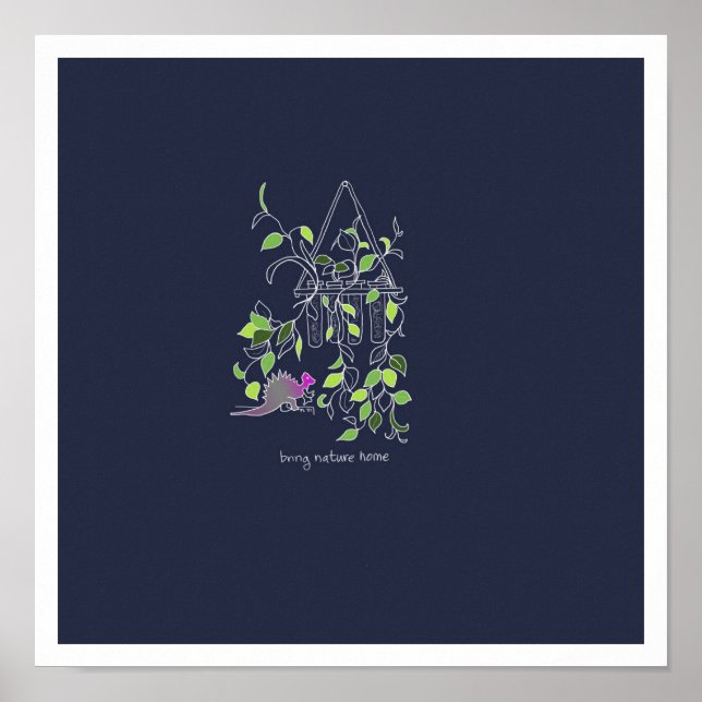 Drageringar och natur poster (Framsidan)