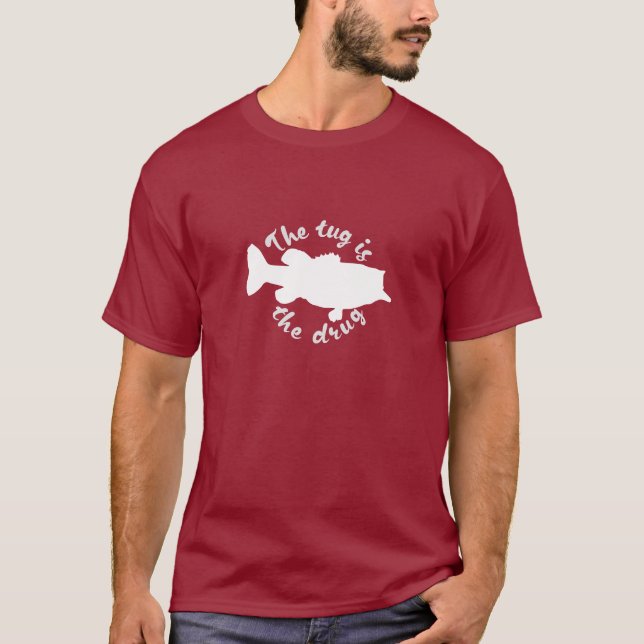 Draget är drogen Scalable Vector Graphics T Shirt (Framsida)