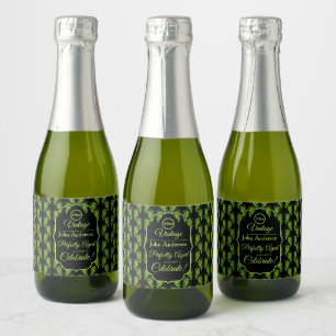 Dragetikett för druvor i Vin Flaska