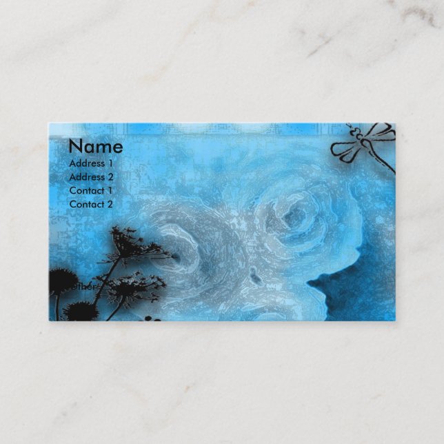 dragfly deppighet visitkort (Framsida)