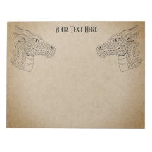 Draghuvud i profil B&W