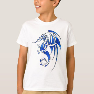 Dragissi V1 - blå drake T Shirt