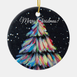 Dragit för att tända julgransprydnad keramik