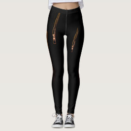 Dragkedjeleggings Leggings