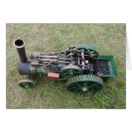 Dragkraft Motor Modell Hälsningskort