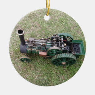 Dragkraft Motor Modell Julgransprydnad Keramik