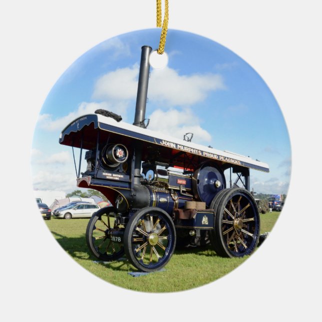Dragmotor Renown Julgransprydnad Keramik (Framsidan)
