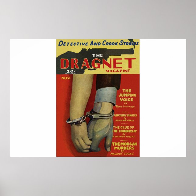 Dragnet Poster (Framsidan)