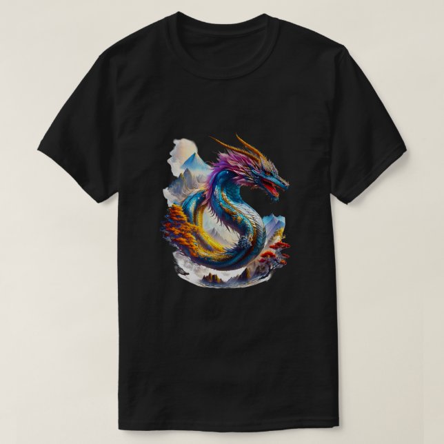 Dragon 01 t shirt (Design framsida)