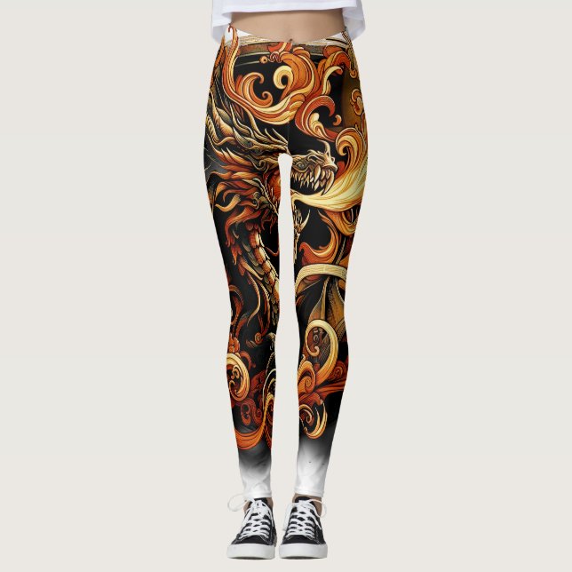Dragon 1 Leggings (Framsida)