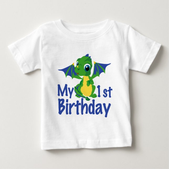 Dragon 1st Birthday Tee (Framsida)