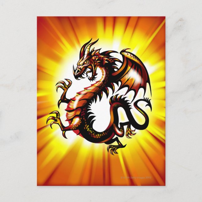 Dragon 3 vykort (Framsida)