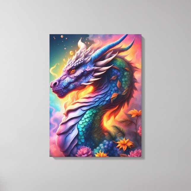 Dragon 45,7 cm x 61 cm canvastryck (Framsida)