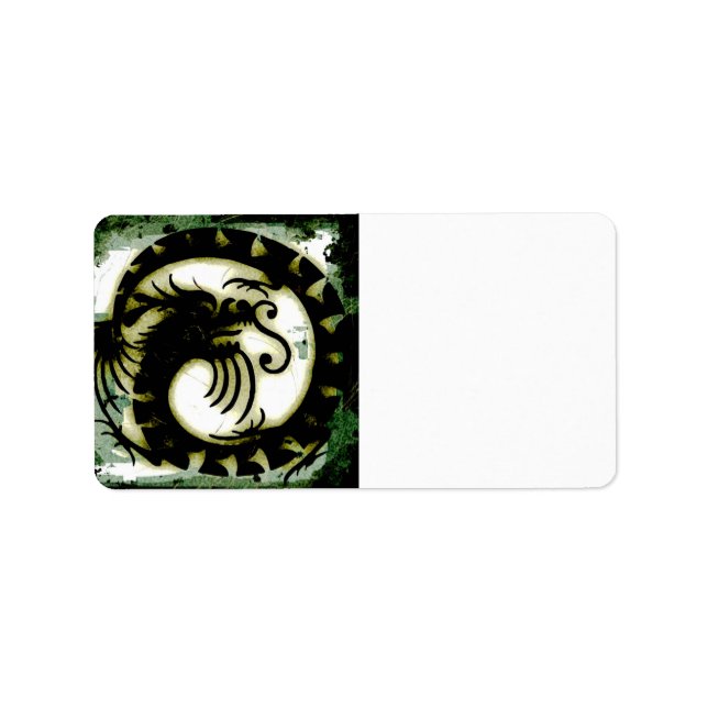 Dragon Address Label Adressetikett (Framsidan)