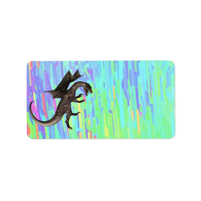 Dragon Address Label Adressetikett (Framsidan)