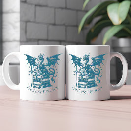 Dragon and Bokar Fantasy Reader Kaffemugg