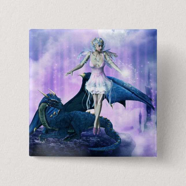 Dragon and Fairy Knapp (Framsida)