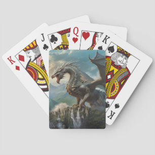Dragon Animal CreatFantasy Colorful Wall Art Casinokort