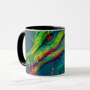 Dragon Ansikte Mugg