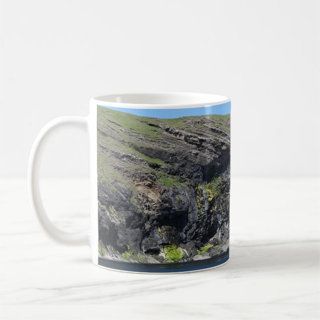 Dragon Ansikte Sten Cliffs Skye Kaffemugg (Vänster)